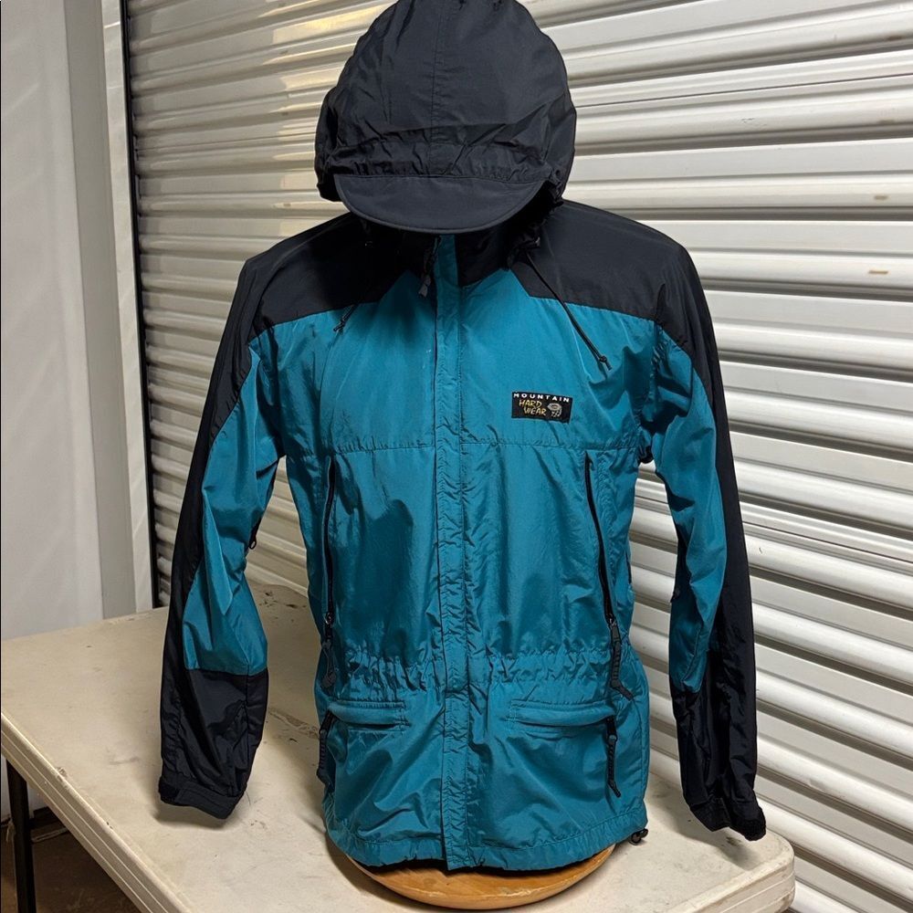 Mountain Hardwear Men's Blue Hooded Jacket S
